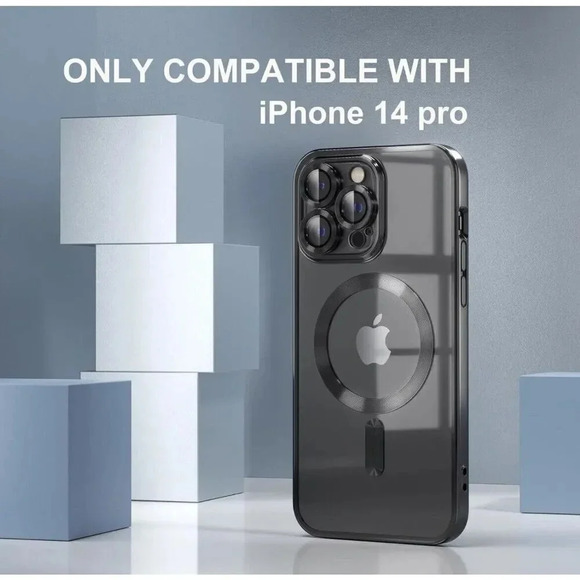 Misea Magnetic Clear Case For iPhone 14 Pro Max Case‎ Compatible With MagSafe - Picture 4 of 10